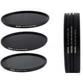 HAIDA Slim PRO II Digital MC Neutral Graufilter Set bestehend aus ND8, ND64, ND1000 Filtern 82mm inkl. Stack Cap Filtercontainer + Pro Lens Cap mit Innengriff