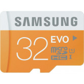 Samsung Speicherkarte MicroSDHC 32GB GB EVO UHS-I Grade 1 Class 10 für Smartphones und Tablets, mit SD Adapter, frustfrei