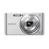 Sony DSC-W830 Digitalkamera (20,1 Megapixel, 8x optischer Zoom, 6,8 cm (2,7 Zoll) LC-Display, 25mm Carl Zeiss Vario Tessar Weitwinkelobjektiv, SteadyShot) silber