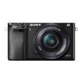 Sony Alpha 6000 Systemkamera (24 Megapixel, 7,6 cm (3") LCD-Display, Exmor APS-C Sensor, Full-HD, High Speed Hybrid AF) inkl. SEL-P1650 Objektiv schwarz