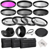 Neewer® 58MM Professionelle Komplette Objektiv-Filter Zubehörsatz Set für CANON EOS 700D 650D 600D REBEL 550D 500D 450D 400D 350D 100D (T5i T4i T3i T2i T1i XSi XTi XT SL1) , Set umfasst : (1) Filterset (UV, CPL, FLD) + (1) Makro Nahaufnahme Filter Set (+1