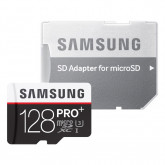 Samsung PRO Plus Micro SDXC 128GB bis zu 95MB/s lesen, bis zu 90MB/s schreiben, Class 10 Speicherkarte (inkl. SD Adapter)