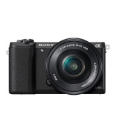 Sony Alpha 5100 Systemkamera mit ultraschnellem Hybrid-AF (180° drehbares 7,62 cm (3 Zoll) LC-Display, 24,3 Megapixel, Exmor APS-C Sensor, Full HD Video) inkl. SEL-P1650 schwarz