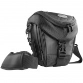 Mantona Colt Kameratasche (Universaltasche inkl. Schnellzugriff, Staubschutz, Tragegurt und Zubehörfach, geeignet für DSLR- und Systemkameras) schwarz