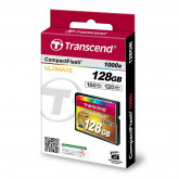 Transcend Ultimate CompactFlash 128GB Speicherkarte (1000x , 160MB/s Lesen (max.), Quad-Channel, VPG-20 Video Performance)