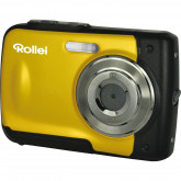 Rollei Sportsline 60 Digitalkamera (5 Megapixel, 8-fach digitaler Zoom, 6 cm (2,4 Zoll) Display, bildstabilisiert, bis 3m wasserdicht) gelb