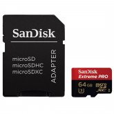 SanDisk Extreme Pro microSDXC 64GB bis zu 95MB/Sek, Class 10, U3 Speicherkarte