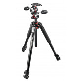 Manfrotto MK055XPRO3-3W 055 Aluminium Stativ mit 3 Segmenten und MHXPRO3-3W 3-Wege-Neiger