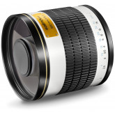 Walimex Pro 500mm 1:6,3 CSC Spiegel Teleobjektiv (Filtergewinde 34mm) für Samsung NX Objektivbajonett weiß