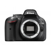 Nikon D5200 SLR-Digitalkamera (24,1 Megapixel, 7,6 cm (3 Zoll) TFT-Display, Full HD, HDMI) nur Gehäuse schwarz