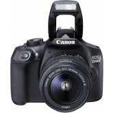 Canon EOS 1300D Digitale Spiegelreflexkamera (18 Megapixel, 7,6 cm (3 Zoll), APS-C CMOS-Sensor, WLAN mit NFC, Full-HD ) Kit mit EF-S 18-55 mm und EF 50 mm STM Objektiv schwarz