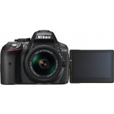 Nikon D5300 SLR-Digitalkamera Kit DX AF-P 18-55 VR schwarz