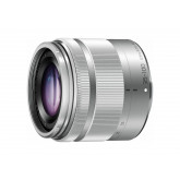 Panasonic H-FS35100E-S Lumix G Vario Telezoom Objektiv (35-100 mm) silber