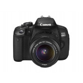Canon EOS 650D SLR Digitalkamera  (18 Megapixel, 7,6 cm (3 Zoll) Touch-Display, Full HD) Kit inkl. EF-S 18-55 IS II Objektiv schwarz