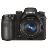 Samsung NX1 Systemkamera (Full HD Video, 4K Video, 28,2 Megapixel, 16-50 mm ED OIS Power Zoom Objektiv) schwarz