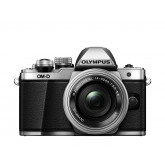 Olympus OM-D E-M10 Mark II Systemkamera (16 Megapixel, 5-Achsen VCM BildsTabilisator, elektronischer Sucher mit 2,36 Mio. OLED, Full-HD, WLAN, Metallgehäuse) Kit inkl. 14-42mm Objektiv silber