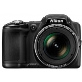 Nikon Coolpix L830 Digitalkamera (16 Megapixel, 34-fach opt. Zoom, 7,6 cm (3 Zoll) RGBW-LCD-Display, bildstabilisiert, Dynamic-Fine-Zoom, Full-HD) schwarz