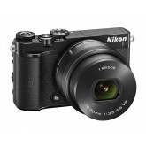 Nikon 1 J5 Systemkamera (20 Megapixel, 7,5 cm (3 Zoll) Display, 4K-Videoaufzeichnung, Funktionswählrad, Einstellrad, Funktionstaste, WiFi, NFC, USB, HDMI) Kit inkl. 10-30 mm PD-Zoom Objektiv schwarz