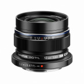 Olympus M.ZUIKO Digital ED Objektiv (Brennweite: 12 mm, Lichtstärke: 1:2.0) schwarz