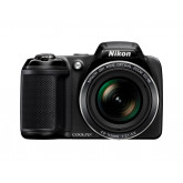 Nikon Coolpix L340 Digitalkamera (20,2 Megapixel, 28-fach opt. Zoom, 7,6 cm (3 Zoll) LCD-Display, USB 2.0, bildstabilisiert) schwarz