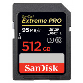 SanDisk extreme Pro SDXC 512GB Class 10 Speicherkarte (bis zu 95MB/s lesen)