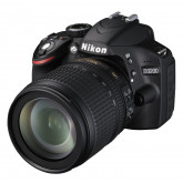 Nikon D3200 SLR-Digitalkamera (24 Megapixel, 7,4 cm (2,9 Zoll) Display, Live View, Full-HD) Kit inkl. AF-S DX 18-105 VR Objektiv schwarz