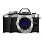 Olympus OM-D E-M10 Mark II Systemkamera (16 Megapixel, 5-Achsen VCM Bildstabilisator, elektronischer Sucher mit 2,36 Mio. OLED, Full-HD, WLAN, Metallgehäuse) nur Gehäuse silber