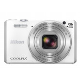 Nikon Coolpix S7000 Digitalkamera (16 Megapixel, 20-fach opt. Zoom, 7,6 cm (3 Zoll) LCD-Display, USB 2.0, bildstabilisiert) weiß