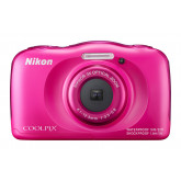 Nikon Coolpix S33 Digitalkamera (13,2 Megapixel, 3-fach opt. Zoom, 6,9 cm (2,7 Zoll) LCD-Display, USB 2.0, bildstabilisiert) pink