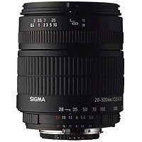 Sigma 28-300/3,5-6,3 Compat IF aspherical Objektiv für Nikon D-21