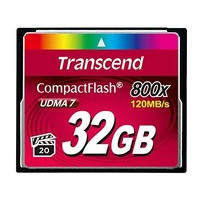 Transcend 32GB CF CARD (800X TYPE I ), TS32GCF800-21