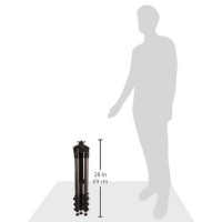 Manfrotto MT057C4-G Carbon Fiber Stativ mit 3 Auszügen und Kurbelsäule-22