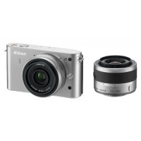 Nikon 1 J1 Systemkamera (10 Megapixel, 7,5 cm (3 Zoll) Display) silber inkl. 1 NIKKOR VR 10-30 mm und 10 mm Pancake Objektive-22