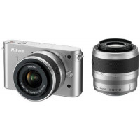 Nikon 1 J1 Systemkamera (10 Megapixel, 7,5 cm (3 Zoll) Display) silber inkl. 1 NIKKOR VR 10-30 mm und VR 30-110 mm Objektive-22