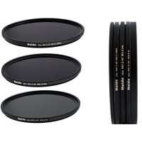 HAIDA Slim PRO II Digital MC Neutral Graufilter Set bestehend aus ND8, ND64, ND1000 Filtern 52 mm inkl. Stack Cap Filtercontainer + Pro Lens Cap mit Innengriff-22