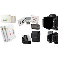 Haida Optical Serie 100 Set III Vollmetall Filterhalter mit Anschlussringen in Größe 67mm, 72mm, 77mm, 82mm Slim Pro II MC Spezial Polarisationsfilter, sowie 3 verschiedene Optical Graufilter 100 mm x 100 mm ND0.9 (8x) / ND1.8 (64x) / ND3.0 (1000x), s-22
