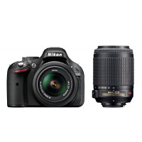 Nikon D5200 SLR-Digitalkamera (24,1 Megapixel, 7,6 cm (3 Zoll) TFT-Display, Full HD, HDMI) Double-Zoom-Kit inkl. AF-S DX 18-55 mm VR und 55-200 mm Objektiv schwarz-22