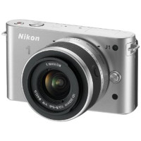 Nikon 1 J1 Systemkamera (10 Megapixel, 7,5 cm (3 Zoll) Display) silber inkl 1 NIKKOR VR 10-30 mm Objektiv-22