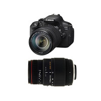 CANON EOS 700D + 18-135 IS STM + SIGMA 70-300 DG APO MACRO-22