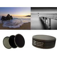 HAIDA PRO II Digital MC Neutral Graufilter Set bestehend aus ND8, ND64, ND1000 Filtern 82mm inkl. Stack Cap Filtercontainer und Cap-22