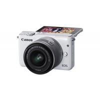 Canon EOS M10 Systemkamera (18 Megapixel, 7,5 cm (3 Zoll) Display, STM, WLAN, NFC, 1080p, Full HD) Kit mit EF-M 15-45mm IS weiß-22
