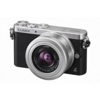 Panasonic Lumix DMC-GM1 Systemkamera (16 Megapixel, 7,6 cm (3 Zoll) Display, Full HD, optische Bildstabilisierung, WiFi) schwarz/silber mit dem Objektiv G Vario 12 bis 32 Millimeter f3.5-5.6-22