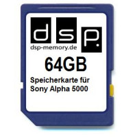 64GB Speicherkarte für Sony Alpha 5000-22