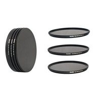 Haida Slim PRO II Digital MC Neutral Graufilter Set bestehend aus ND0.6 (4x), ND0.9 (8x), ND1.2 (16x) Filtern Durchmesser 46mm Inkl. Stack Cap Filtercontainer + Cap-22