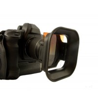 Haida Einschub Verlaufsfilter Set II (Grau, Blau, Orange) in der Größe: 83mm x 95mm Inkl. Halter, Sonnenblende und Metall Anschlussadapter in 62mm, 67mm, 72mm, 77mm, 82mm-22