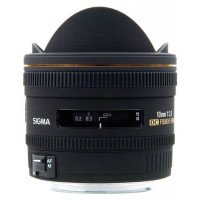 Sigma 10 mm F2,8 EX DC Fisheye HSM-Objektiv (Gelatinefilter) für Sigma Objektivbajonett-21