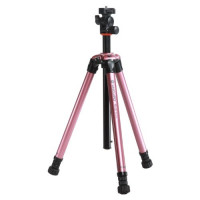 Vanguard Nivelo 214PK Kompaktstativ mit 4 Auszügen pink-22