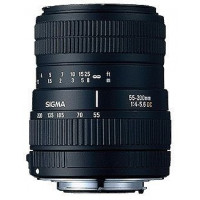 Sigma 55-200mm 4-5,6 AF DC Objektiv für Sigma-21