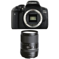 Canon EOS 750D SLR-Digitalkamera schwarz + Tamron 16-300mm Objektiv-21