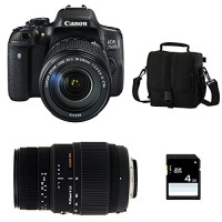 CANON EOS 750D + 18-135 IS STM + SIGMA 70-300 DG MACRO + Sac + SD 4Go-22